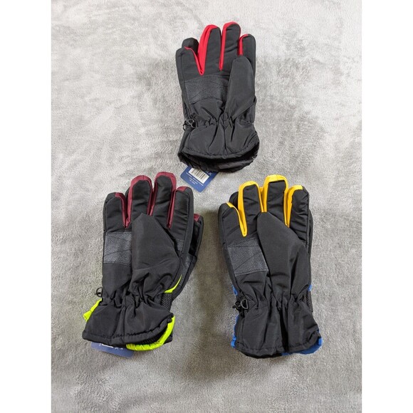 3 Cold Busters Boys Gloves L Snow Ski Winter Warm Colorful Outdoor - Picture 3 of 6